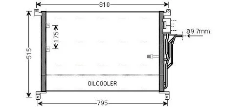 Радіатор кондиціонера AVA COOLING AI5301