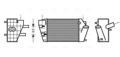 Інтеркулер AVA COOLING AIA 4187