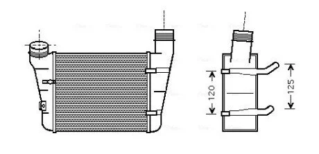Інтеркулер AVA COOLING AIA4221