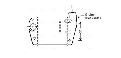 Інтеркулер 4F0145805AD VAG AVA COOLING AIA4350