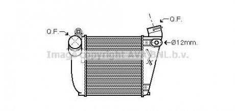 Охолоджувач наддувального повітря 1J0145803L VAG AVA COOLING AIA4354 (фото 1)