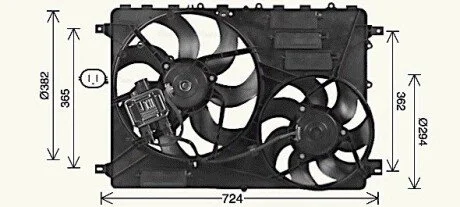 Вентилятор AVA COOLING AU7506