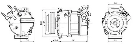 Компресор кондиціонера AVA COOLING AUAK354