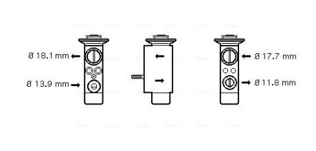 Розширювальний клапан AVA COOLING BW1238