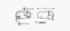 AVA BMW Оливний радіатор (без корпуса) 1 (E81), 3 (E90), 3 Touring (E91) AVA COOLING BW3351 (фото 1)