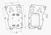 AVA BMW Оливний радіатор (без корпуса) 1 F20, 3 E90, 3 F30, 4,5 F10, X1/3/5 F25 BW3625