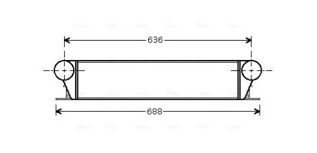 Фото 1 - інтеркулер AVA COOLING BW4253 Інтеркулер AVA COOLING BW4253 (фото 1)