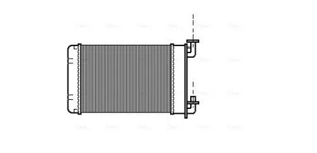 Радиатор отопителя BMW E30/Z1 88- 316->325 (Ava) AVA COOLING BW 6022