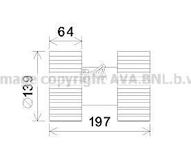 Вентилятор салона AVA COOLING BW8480 (фото 1)