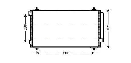 Радиатор кондиционера AVA COOLING CNA5271D