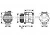 Компресор кондиціонера CHRYSLER 300M/ CHRYSLER VOYAGER (AVA) CRAK062