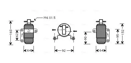 Осушувач кондиціонера AVA COOLING CRD060