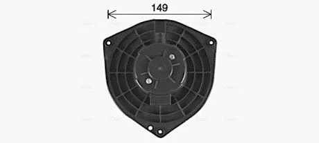 Моторчик пічки Chevrolet Aveo 04-/Daewoo Kalos 02- AVA COOLING CT8085