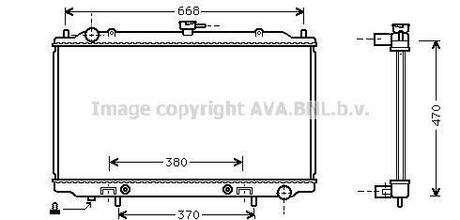 Радiатор AVA COOLING DN 2189 (фото 1)