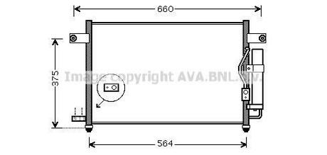 Радіатор кондиціонера AVA COOLING DW5049D (фото 1)