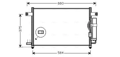 Радiатор (AVA) AVA COOLING DW5049D