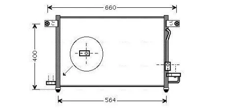 Радиатор кондиционера AVA AVA COOLING DW5061D