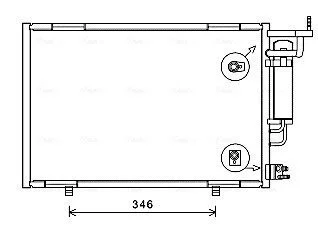 Радіатор кодиціонера AVA COOLING FD5583D