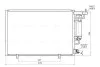 Радіатор кондиціонера Ford Transit Custom 1.5 TDCi 14- FD5707D