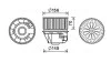 Вентилятор отопителя салона Ford Focus (13-20), C-MAX (11-19) (FD8633) AVA