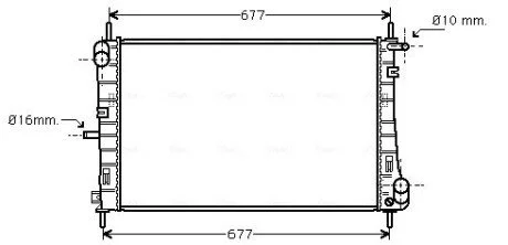 Радiатор AVA COOLING FDA 2338