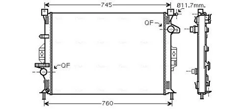 Радiатор AVA COOLING FDA2422 (фото 1)