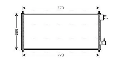 Радиатор кондиционера AVA AVA COOLING FDA 5361