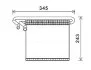 Випаровувач кондиціонера FORD C-MAX II, FOCUS III, FOCUS III/HATCHBACK, FOCUS III/KOMBI, GRAND C-MAX, KUGA II 1.0-Electric 04.10-02.20 FDV491