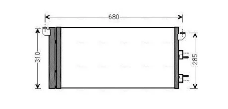 Радіатор кондиціонера AVA COOLING FTA5293D