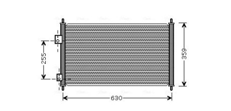 Радіатор кондиціонера AVA COOLING HD5165 (фото 1)