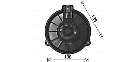 Вентилятор салону AVA COOLING HD8318