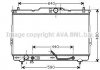 Радиатор охлаждения двигателя HYUNDAI SANTA FE 20TD AT 03-06 (Ava) HY2114