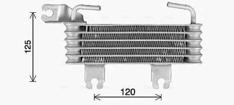 Охолоджувач оливи AVA COOLING HY3500