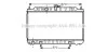 Радиатор Santa Fe 2.4 i * Aut. 08/00- (AVA) AVA COOLING HYA2110 (фото 2)