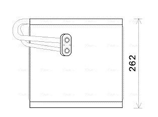 Випаровувач, кондиціонер AVA COOLING HYV371
