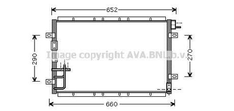 Радіатор кодиціонера AVA COOLING KA 5030