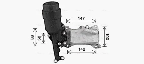 Радиатор масляный AVA AVA COOLING MS3741H