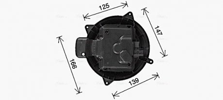 Вентилятор салона AVA COOLING MS8765 (фото 1)