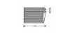 Радіатор обігрівача салону MB A-class 169 B-class 245 , Mini Clubman Cooper Counryman One Paceman (MSA6465) AVA MSA6465