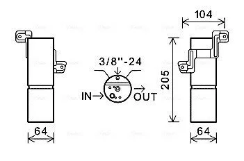 Осушувач,кондиціонер AVA COOLING MSD598