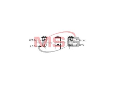 Клапан розширювання AVA COOLING MT1253