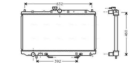 Радiатор AVA COOLING MT 2153