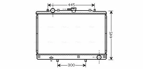 Радiатор AVA COOLING MT2188