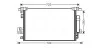 Конденсор кондиционера P4007/OUTLANDER/C-CROSS (Ava) MT5210D