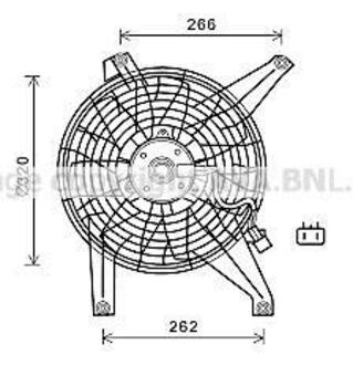 Вентилятор (комплект) AVA COOLING MT 7528