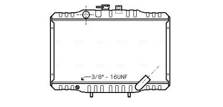 Радiатор AVA COOLING MTA 2062