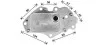 Масляний радіатор (132x117x199мм, алюміній) CHEVROLET TRAX, OPEL ASTRA J, ASTRA J GTC, ASTRA K, INSIGNIA A, INSIGNIA A COUNTRY, INSIGNIA B, INSIGNIA B GRAND SPORT, MERIVA B A16DTH-LVL 02.13- OL3742H