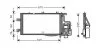 Конденсатор кондиціонера (з осушувачем) CHEVROLET CORSA, OPEL COMBO TOUR, COMBO/MINIVAN, CORSA C, CORSA C/HATCHBACK 1.7D 08.00- OLA5310D