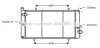 Радиатор охлаждения двигателя PE 405 14/6/8/20 MT 92-96 (Ava) AVA COOLING PEA2125 (фото 2)