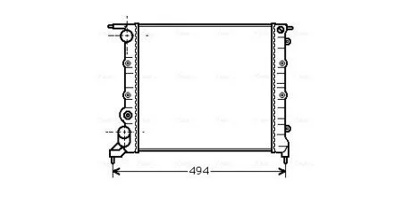 Радiатор AVA COOLING RT 2042
